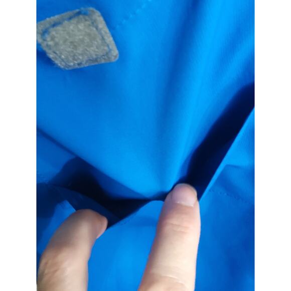 Habit brand blue fishing sportwear button-up shirt. Men's size L. Cool Vent tech - Picture 5 of 10